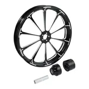 23インチ x 3.5インチ ホイールリムハブ シングルディスク ハーレーツーリングロードグライド 2008-2024用 23\