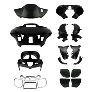 ビビッドブラックフェアリングスピーカーグローブボックスエアダクトフィットロードグライド 2015-2024 Vivid Black Fairings Speaker Glove Boxes Air Duct Fit For Road Glide 2015-2024 【並行輸入品】