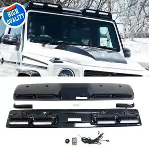 フロントルーフスポイラー グロスブラック ベンツ G ワゴン W463 W464 G550 G63 AMG 2019-2023用 Front Roof Spoiler Gloss Black For Benz G Wagon W463 W464 G550 G63 AMG 2019-2023 【並行輸入品】