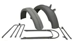 BSA M23 フロント&リアマッドガード/フェンダー、完全なステーキット付き/適合 BSA M23 FRONT & REAR MUDGUARD / FENDER WITH COMPLETE STAY KIT/FIT FOR 【並行輸入品】