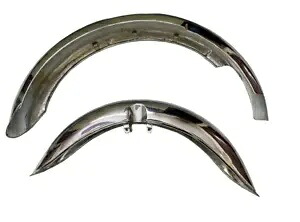 BSA A50 A65 C15 A10 フロント & リア クローム スチール カバー保護 1960 年代初頭...- BSA A50 A65 C15 A10 FRONT & REAR CHROME STEEL COVER PROTECTION EARLY 1960S...- 【並行輸入品】