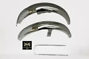 ノートン コマンド ロードスター フロントおよびリア クローム マッドガード セット/適合 NORTON COMMANDO ROADSTER FRONT AND REAR CHROME MUDGUARD SET/FIT FOR 【並行輸入品】｜カスタムパーツ WORLD倉庫