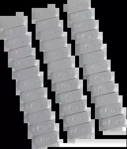 K&L SUPPLY 32-2413 ホイールウェイト - 長方形 - 接着剤貼り付け - シルバー - 36 K&L SUPPLY 32-2413 Wheel Weights - Rectangle - Adhesive Stick-On - Silver - 36 【並行輸入品】|カスタムパーツ WORLD倉庫