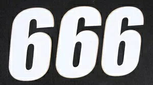 D'COR 45-14-6 4インチ ナンバー3/PK D'COR 45-14-6 4in Number 3/PK 【並行輸入品】｜カスタムパーツ WORLD倉庫