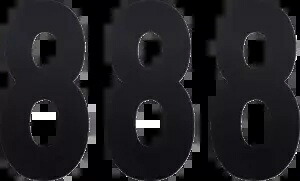 FACTORY EFFEX 02-4458 FX ナンバー 8 - ブラック - 6\