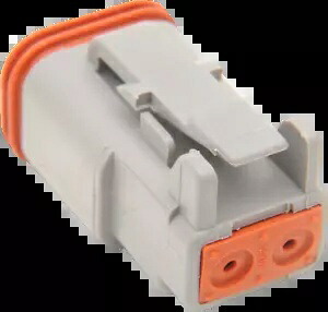 NAMZ DP-2G ドイツプラグ - 2 ピン - グレー NAMZ DP-2G Deutsch Plug - 2 Pin - Gray 【並行輸入品】｜カスタムパーツ WORLD倉庫
