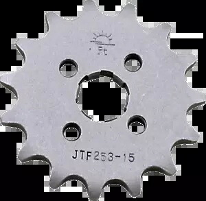 JT SPROCKETS JTF253.15 カウンターシャフトスプロケット - 15 歯 JT SPROCKETS JTF253.15 Counter Shaft Sprocket - 15-Tooth 【並行輸入品】｜カスタムパーツ WORLD倉庫