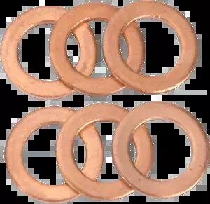 GOODRIDGE P44518-6 クラッシュワッシャー - 7/16インチ - 6個パック GOODRIDGE P44518-6 Crush Washer - 7/16" - 6 Pack 【並行輸入品】|カスタムパーツ WORLD倉庫