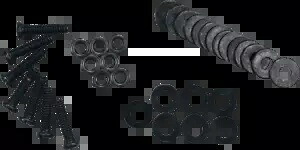 MAIER 00412 フロントガラス取り付け金具 MAIER 00412 Windshield Mounting Hardware 【並行輸入品】｜カスタムパーツ WORLD倉庫