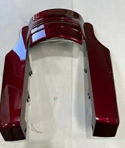 OS&D Advanblack ミステリアスレッド Sunglo リアフェンダーエクステンション ハーレー 09-23用 OS&D Advanblack Mysterious Red Sunglo Rear Fender Extension For Harley 09-23 【並行輸入品】