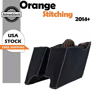 オレンジステッチ ストレッチサドルバッグライナー 2014+ Advanblack 拡張サドルバッグ Orange Stitching Stretched Saddlebag Liner 2014+ Advanblack Extended Saddlebag 【並行輸入品】