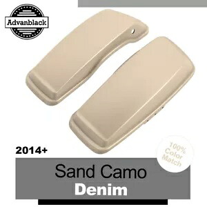 サンドカモデニムスタンダードノーマル拡張サドルバッグ蓋 2014+ ハーレー FLTR Sand Camo Denim Standard Normal Extended Saddlebag Lid For 2014+ Harley FLTR 【並行輸入品】