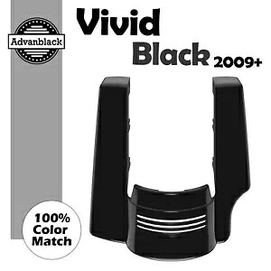 ハーレーツーリング 2009+ 2 into 1 ストレッチリアフェンダーエクステンション VIVID BLACK For Harley Touring 2009+ 2 into 1 Stretched Rear Fender Extension VIVID BLACK 【並行輸入品】