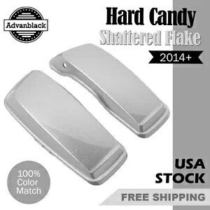 ハード キャンディ シャッタード フレーク ノーマル ストレッチ サドルバッグ蓋 ハーレー 2014+ に適合 Hard Candy Shattered Flake Normal Stretched Saddlebag Lids Fits Harley 2014+ 【並行輸入品】