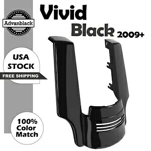 Advan ビビッド ブラック ストレッチ リア フェンダー エクステンション ハーレー ツーリング 2009+ に適合 Advan Vivid Black Stretched Rear Fender Extension Fits Harley Touring 2009+ 【並行輸入品】