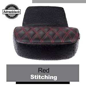 Advanblack ラプター スモール バックレスト パッド レッド ステッチ ハーレー ツーリング用 Advanblack Raptor Small Backrest Pad Red Stitching For Harley Touring 【並行輸入品】｜カスタムパーツ WORLD倉庫 59,895円