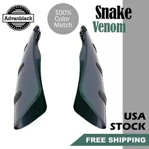 スネーク ヴェノム ハンドガード ハーレーダビッドソン ツーリング & ソフテイルに適合 Snake Venom Hand Guard Fits for Harley Davidson Touring & Softails 【並行輸入品】