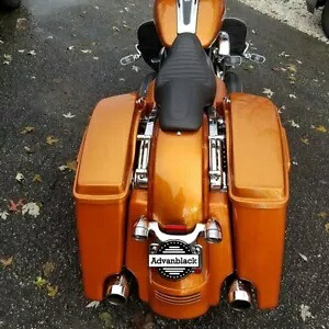 アンバー ウイスキー ストレッチ リアフェンダー エクステンション 2009+ ハーレー ストリート ロード グライド用 Amber Whiskey Stretched Rear Fender Extension For 2009+ Harley Street Road Glide 【並行輸入品】