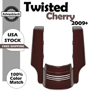 Advanblack ツイスト チェリー リアフェンダー エクステンション F/09+ ハーレー ロード ストリート グライド Advanblack Twisted Cherry Rear Fender Extension F/ 09+ Harley Road Street Glide 【並行輸入品】