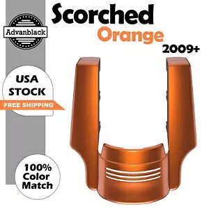 Advanblack スコーチオレンジ ストレッチ リアフェンダー エクステンション ハーレー ツーリング 09+用 Advanblack Scorched Orange Stretch Rear Fender Extension For Harley Touring 09+ 【並行輸入品】