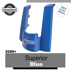ハーレー ツーリング 09+ SUPERIOR ブルー デュアル ノーカット ストレッチ リアフェンダー エクステンション用 For Harley Touring 09+ SUPERIOR BLUE Dual Uncut Stretched Rear Fender Extension 【並行輸入品】 70,180円