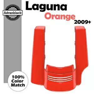 ハーレー ツーリング 2009+ 2 into 1 ストレッチ リアフェンダー エクステンション LAGUNA オレンジ For Harley Touring 2009+ 2 into 1 Stretched Rear Fender Extension LAGUNA ORANGE 【並行輸入品】