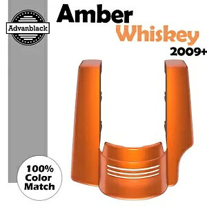 ハーレーツーリング 2009+ 2 into 1 ストレッチリアフェンダーエクステンション AMBER WHISKY For Harley Touring 2009+ 2 into 1 Stretched Rear Fender Extension AMBER WHISKEY 【並行輸入品】