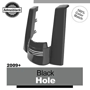 ハーレーツーリング 2009+ ブラックホールデュアルノーカットストレッチリアフェンダーエクステンション用 For Harley Touring 2009+ BLACK HOLE Dual Uncut Stretched Rear Fender Extension 【並行輸入品】
