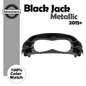 ハーレーロードグライド FLTRX ブラックジャックメタリック Advanblack ヘッドライトベゼル 2015+ For Harley Road Glide FLTRX BLACK JACK METALLIC Advanblack Headlight Bezel 2015+ 【並行輸入品】