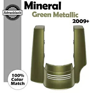 ハーレー用 2in1 ストレッチリアフェンダーエクステンション ミネラルグリーンメタリック For Harley 2 into 1 Stretched Rear Fender Extension MINERAL GREEN METALLIC 【並行輸入品】