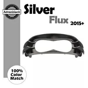 ハーレーロードグライド FLTRX シルバーフラックス Advanblack ヘッドライトベゼル 2015+ For Harley Road Glide FLTRX SILVER FLUX Advanblack Headlight Bezel 2015+ 【並行輸入品】