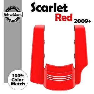 ハーレーツーリング 2009+ 2 into 1 ストレッチリアフェンダーエクステンション スカーレットレッド用 For Harley Touring 2009+ 2 into 1 Stretched Rear Fender Extension SCARLET RED 【並行輸入品】
