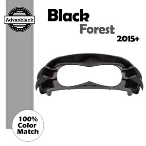 ハーレーロードグライド FLTRX ブラックフォレスト Advanblack ヘッドライトベゼル 2015+ For Harley Road Glide FLTRX BLACK FOREST Advanblack Headlight Bezel 2015+ 【並行輸入品】