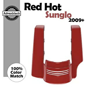 ハーレーツーリング 2009+ 2 into 1 ストレッチリアフェンダーエクステンション RED HOT SUNGLO For Harley Touring 2009+ 2 into 1 Stretched Rear Fender Extension RED HOT SUNGLO 【並行輸入品】
