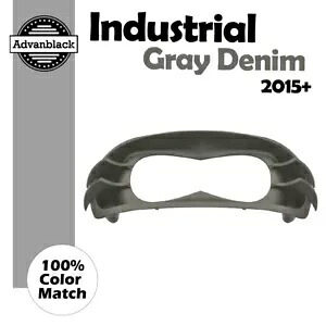 ハーレー FLTRX インダストリアルグレーデニム (マット) Advanblack ヘッドライトベゼル 2015+ 用 For Harley FLTRX INDUSTRIAL GRAY DENIM (MATTE) Advanblack Headlight Bezel 2015+ 【並行輸入品】｜カスタムパーツ WORLD倉庫