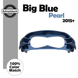 ハーレーロードグライド FLTRX ビッグブルーパール Advanblack ヘッドライトベゼル 2015+ For Harley Road Glide FLTRX BIG BLUE PEARL Advanblack Headlight Bezel 2015+ 【並行輸入品】｜カスタムパーツ WORLD倉庫