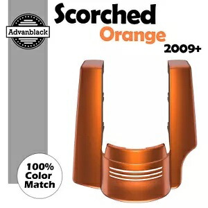 ハーレーツーリング09+用 2in1 ストレッチリアフェンダーエクステンション スコーチオレンジ For Harley Touring 09+ 2 into 1 Stretched Rear Fender Extension SCORCHED ORANGE 【並行輸入品】