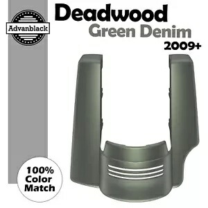 ハーレーツーリング用 2in1 ストレッチリアフェンダーエクステンション DEADWOOD GREEN DENIM For Harley Touring 2 into 1 Stretched Rear Fender Extension DEADWOOD GREEN DENIM 【並行輸入品】