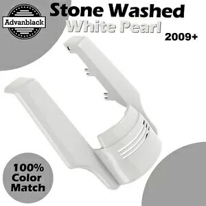 ストーンウォッシュホワイトパールリアフェンダーエクステンションストレッチフィラーハーレー09+用 Stone Washed White Pearl Rear Fender Extension Stretched Filler For Harley 09+ 【並行輸入品】