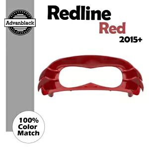 Redline レッド ヘッドライト ベゼル 15 年以上のハーレー ロード グライド FLTRX FLTRK に適合 Redline Red Headlight Bezel Fits for 15+ Harley Road Glide FLTRX FLTRK 【並行輸入品】