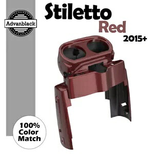 STILETTO RED ハーレー ロード グライド 2015up FLTRX Advanblack ゲージ クラスター カバーに適合 STILETTO RED Fits Harley Road Glide 2015up FLTRX Advanblack Gauge Cluster Cover 【並行輸入品】｜カスタムパーツ WORLD倉庫