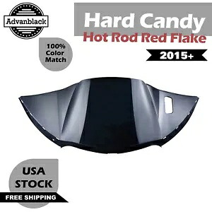 Advanblack ハードキャンディホットロッドレッドフレークエアダクトフェアリングハーレーロードグライド用 Advanblack Hard Candy Hot Rod Red Flake Air Duct Fairing For Harley Road Glide 【並行輸入品】
