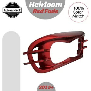 Heirloom レッドフェード ヘッドライト ベゼル 15 年以上のハーレー ロード グライド FLTRX FLTRK に適合 Heirloom Red Fade Headlight Bezel Fits for 15+ Harley Road Glide FLTRX FLTRK 【並行輸入品】