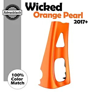 M8 ハーレーダビッドソン ツーリング WICKED ORANGE PEARL Advanblack ABS チン スポイラーに適合 Fits M8 Harley Davidson Touring WICKED ORANGE PEARL Advanblack ABS Chin Spoiler 【並行輸入品】