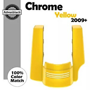 ハーレーツーリング 2009+ 2 into 1 ストレッチリアフェンダーエクステンション クロームイエロー用 For Harley Touring 2009+ 2 into 1 Stretched Rear Fender Extension CHROME YELLOW 【並行輸入品】