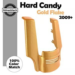 ハードキャンディゴールドフレークリアフェンダーエクステンションストレッチフィラーハーレー09+用 Hard Candy Gold Flake Rear Fender Extension Stretched Filler For Harley 09+ 【並行輸入品】