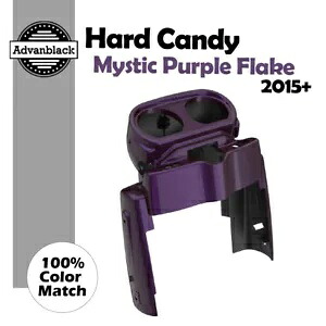 HARD CANDY MYSTIC PURPLE FIRE ハーレー ロード グライド FLTRX ゲージ クラスター カバーに適合 HARD CANDY MYSTIC PURPLE FIRE Fit Harley Road Glide FLTRX Gauge Cluster Cover 【並行輸入品】