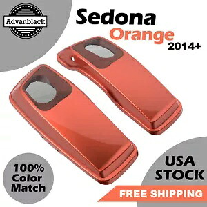 Advanbkack セドナ オレンジ 6x9インチ サドルバッグ スピーカー蓋 オーディオ カバー ハーレー 14+用 Advanbkack Sedona Orange 6x9\