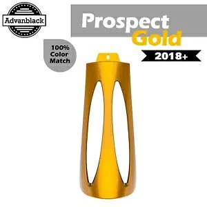 ABS プラスチック チン スポイラー プロスペクト ゴールド M8 ハーレー ロワー ライダー ストリート ボブ用 ABS Plastic Chin Spoiler PROSPECT GOLDFor M8 Harley Lower Rider Street Bob 【並行輸入品】