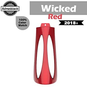 ABS プラスチックチンスポイラー WICKED RED 2018+ M8 ハーレー ロワー ライダー ストリート ボブ用 ABS Plastic Chin Spoiler WICKED REDFor 2018+ M8 Harley Lower Rider Street Bob 【並行輸入品】